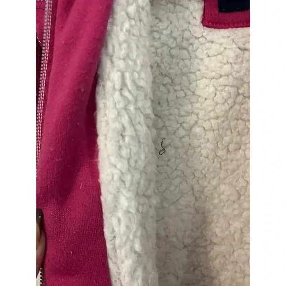 UNLIMITED TOO parka girls pink fleece lined scalloped stitching size 2T - Picture 6 of 8